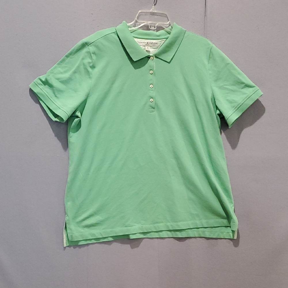 Tommy Hilfiger Mint Green Polo Shirt 2X